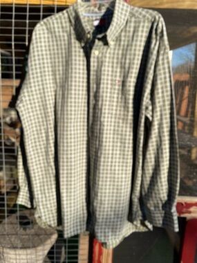 Tommy Hilfiger Green Plaid Lightweight Shirt Jacket